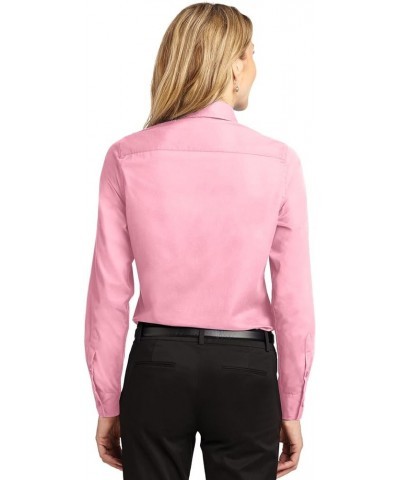 Women's Traditional Easy Care Shirt Light Pink $11.16 Blouses