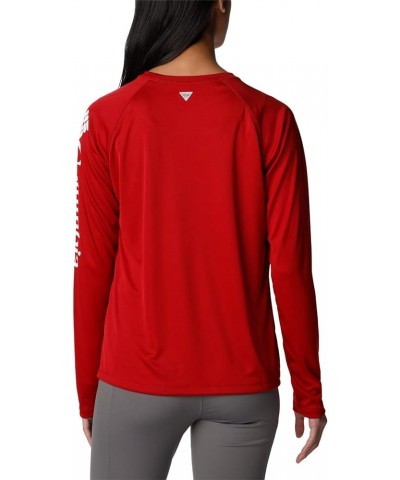 Women's Collegiate Tidal Tee Ls Shirt Arkansas Razorbacks Large Ark - Red Velvet, White $11.61 T-Shirts