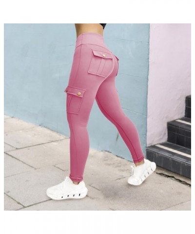 Cotton Leggings Print Athletic Leggings Fitness Women's Yoga Sports Pants Pants Leggings for Women Tummy Control Green-d $10....