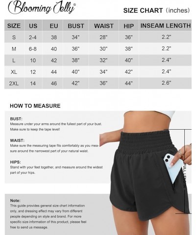 Womens Super High Waisted Running Shorts Quick Dry Elastic Waist Athletic Workout Shorts with Zipper Pocket 1-black $12.25 Ac...