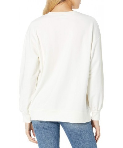 Women's Kiko Oversized Crewneck Sweatshirt Ivory $23.86 Hoodies & Sweatshirts