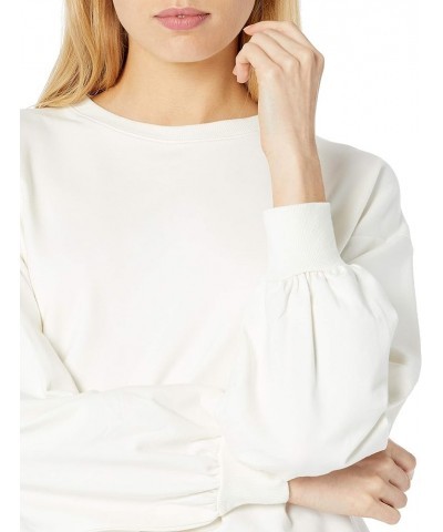 Women's Kiko Oversized Crewneck Sweatshirt Ivory $23.86 Hoodies & Sweatshirts