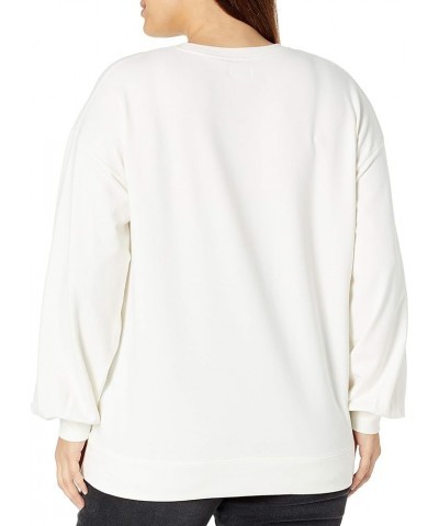 Women's Kiko Oversized Crewneck Sweatshirt Ivory $23.86 Hoodies & Sweatshirts