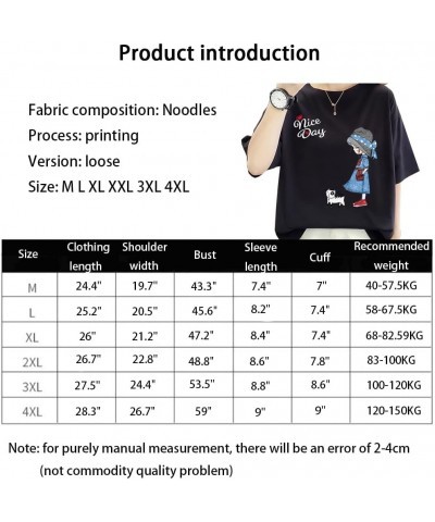 Graphic Print Nice Day Rap Style T Shirt,Women's Loose Oversize Streetwear Casual Tee Tops,Fit 40-150 KG Body. Black $15.65 Tops