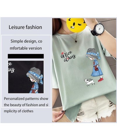 Graphic Print Nice Day Rap Style T Shirt,Women's Loose Oversize Streetwear Casual Tee Tops,Fit 40-150 KG Body. Black $15.65 Tops