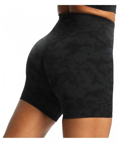 Metamorph Workout Biker Shorts for Women Tummy Control High Waisted Athletic Gym Running Deep V Yoga Shorts 6 Cloud Black $13...