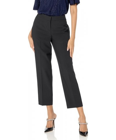 Women's Petite 2 Button Wasit Seam Jacket & Elastic Back Pant Black $43.14 Suits