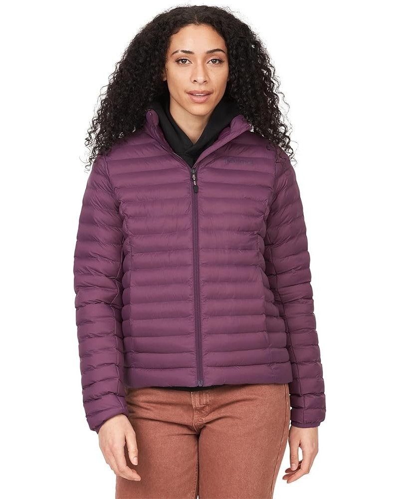 Women's Echo Featherless Jacket Purple Fig $47.93 Jackets