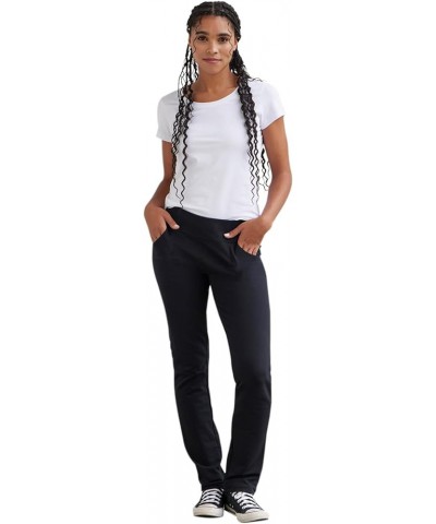 Women's Organic Knit Pants with Pockets Black $45.85 Leggings