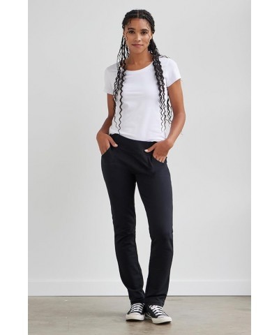 Women's Organic Knit Pants with Pockets Black $45.85 Leggings