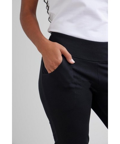 Women's Organic Knit Pants with Pockets Black $45.85 Leggings