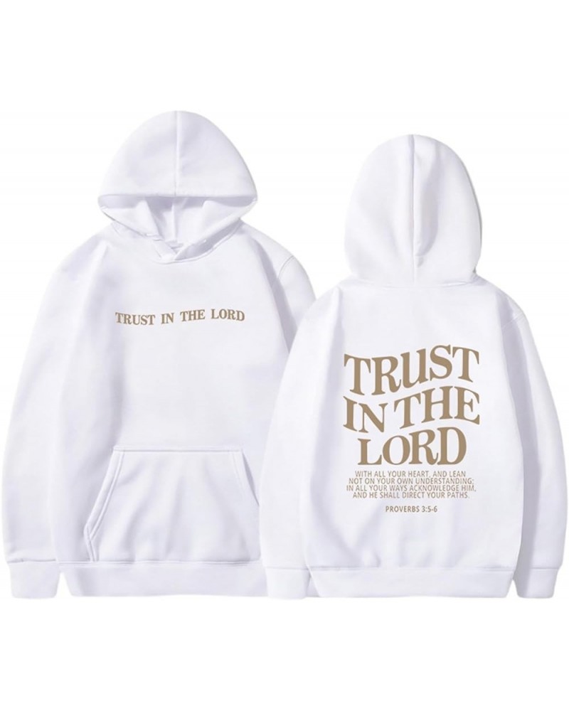 Trust In The Lord Womens Oversized Hoodie Long Sleeve Pullover Hoodies Casual Hooded T Shirts Winter Fashion For Women Z3k28a...