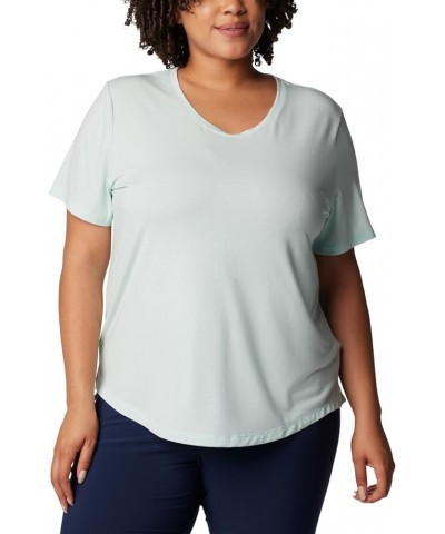 Women's Slack Water Knit Tee Ii Icy Morn $14.69 Activewear