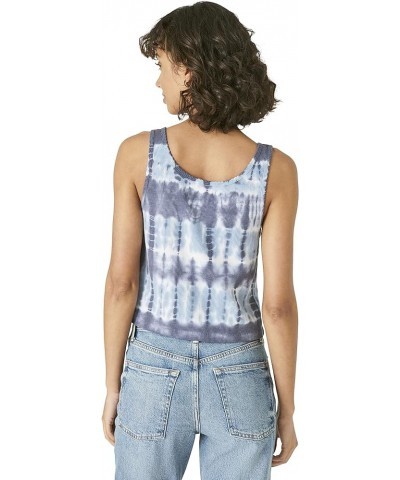 Women's Waffle Boy Tank Blue Tye Dye $10.92 Tanks