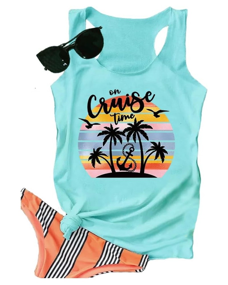 Sun Sand and in My Hand Tank Tops Womens Hawaii Summer Beach Graphic Sleeveless T Shirt Cute Country Vacation Tank Cami Cruis...