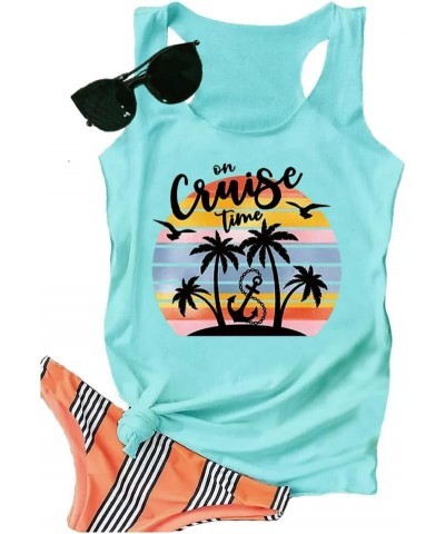 Sun Sand and in My Hand Tank Tops Womens Hawaii Summer Beach Graphic Sleeveless T Shirt Cute Country Vacation Tank Cami Cruis...