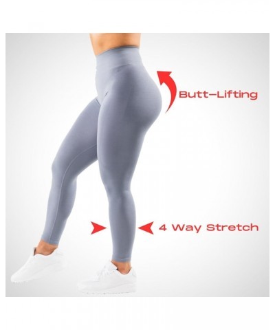 Gym Leggings for Women Squat Proof Workout Leggings Butt Lifting Scrunch Gym Booty Seamless 4 Way Stretch Yoga Pants Still Wa...