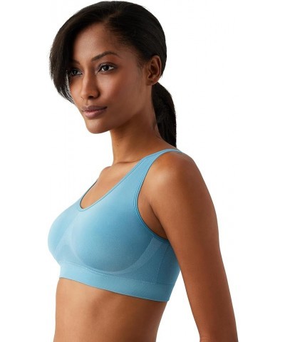 Women's B-Smooth Wide Strap Bralette Blue $10.66 Lingerie