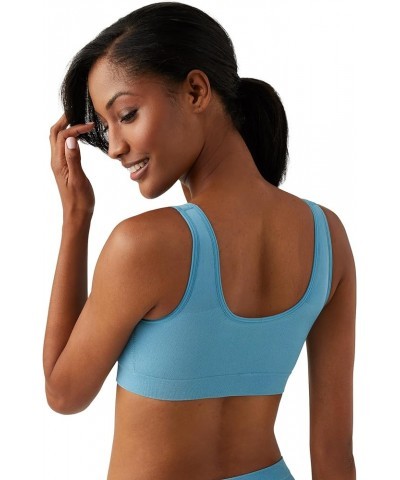 Women's B-Smooth Wide Strap Bralette Blue $10.66 Lingerie