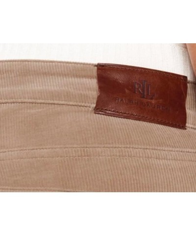 Lauren Ralph Mid-Rise Corduroy Stretch Pant 20W Truffle $36.96 Pants