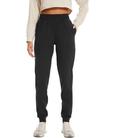 32"/34"/36" Inseam Womens Tall Sweatpants Fleece Lined Long Joggers Workout Pants with Pockets 36" Inseam (Extra Tall) Black ...