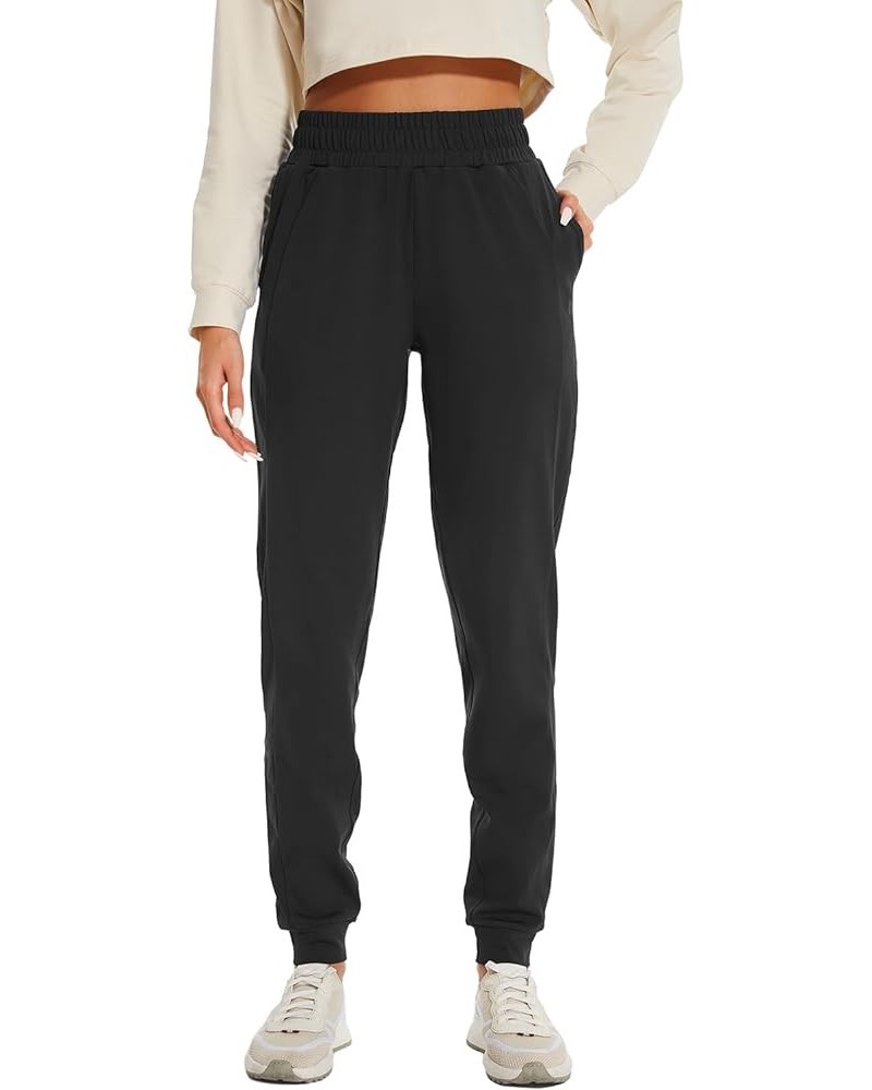 32"/34"/36" Inseam Womens Tall Sweatpants Fleece Lined Long Joggers Workout Pants with Pockets 36" Inseam (Extra Tall) Black ...