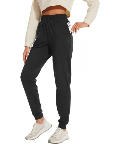 32"/34"/36" Inseam Womens Tall Sweatpants Fleece Lined Long Joggers Workout Pants with Pockets 36" Inseam (Extra Tall) Black ...