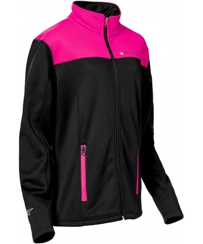 Women's Fusion Mid-Layer Jacket in Heather Gray/Black Pink Glo/Black $36.99 Jackets