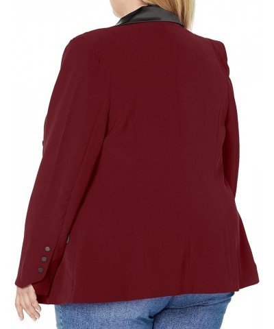 Women's City Chic Plus Size JKT Tuxe Luxe Claret $16.37 Jackets