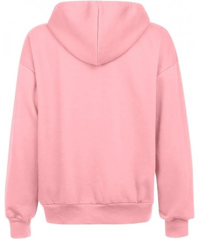 Cute Hoodies For Teen Girls Fashion Fall y2k Clothes 2023 Full Zip Up Hooded Sweatshirts With Pockets Casual Jacket G08-pink ...