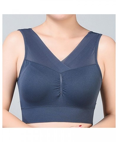 Sports Bras for Women Full Coverage Plus Size No Underwire T-Shirt Bra Lightly Lined Beauty Back Smoothing Comfort Underwear ...