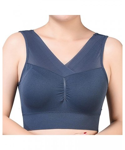 Sports Bras for Women Full Coverage Plus Size No Underwire T-Shirt Bra Lightly Lined Beauty Back Smoothing Comfort Underwear ...