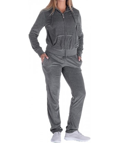 Track Suits for Women Set Sweatsuits 2 Piece Tracksuit Dk.grey $20.25 Activewear