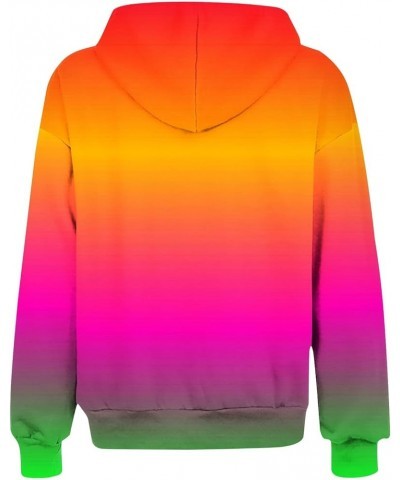 Ombre Tie Dye Hoodies for Women 2023 Trendy Gradient Color Y2K Jacket Zip Up Long Sleeve Plus Size Sweatshirt Drawstring Coat...