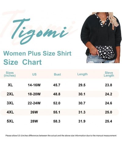 Plus Size Drawstring Hoodies Women Raglan Sweatshirt Round Neck Colorblock Tops Autumn Fall Winter Hoodie XL-5XL 14-28 9_ F10...