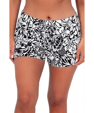 Laguna Swim Short Women's Swimsuit Bottom Caribbean Seagrass Texture $37.38 Swimsuits