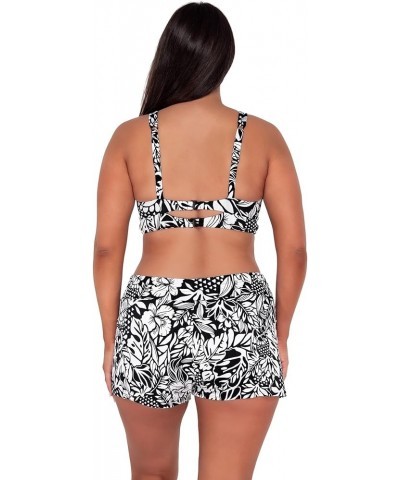 Laguna Swim Short Women's Swimsuit Bottom Caribbean Seagrass Texture $37.38 Swimsuits