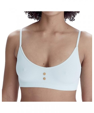 Women's Eco-wear Rib Bra Blue (Seafoam) $11.95 Lingerie