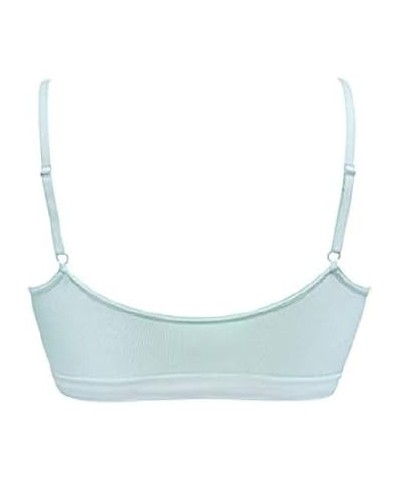 Women's Eco-wear Rib Bra Blue (Seafoam) $11.95 Lingerie