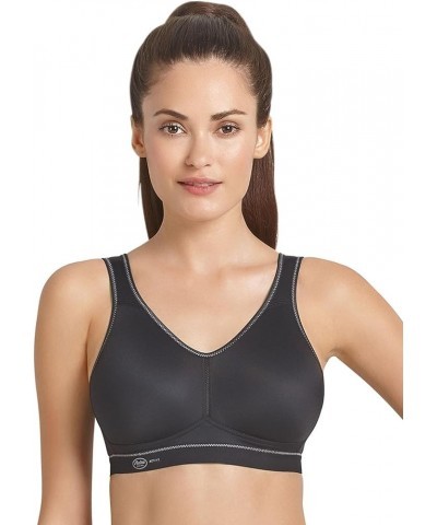 Women's Light and Firm Sport Bra Black/Skin $52.20 Lingerie