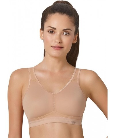 Women's Light and Firm Sport Bra Black/Skin $52.20 Lingerie