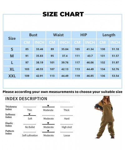 Fleece Overalls For Women,2023 Winter Fuzzy Sherpa Insulated Sleeveless One-Piece Bibs Jumpsuits Oversized Ski Pant A-black $...