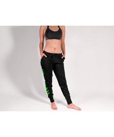 Volleyball Soft Joggers Drawstring Pocket Cuff Pants Sweatpants Green $18.48 Activewear