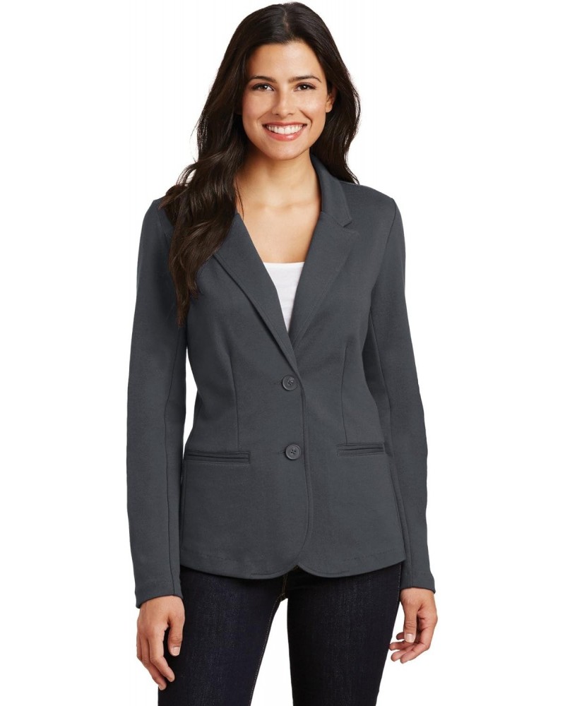 Ladies Knit Blazer. LM2000 Battleship Grey M $24.37 Blazers