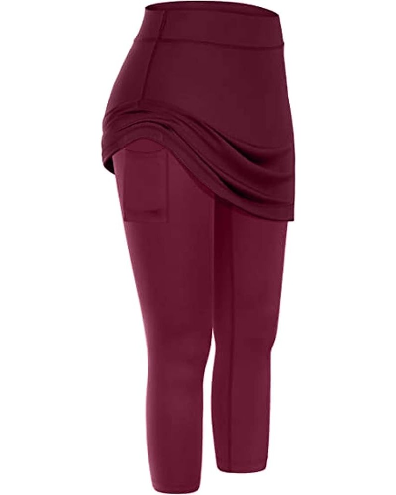 Womens Fitness Clothing Yoga Sports Workout Women's Pants Running Athletic Pants Workout Leggings Thermal Velvet A-wine $7.57...