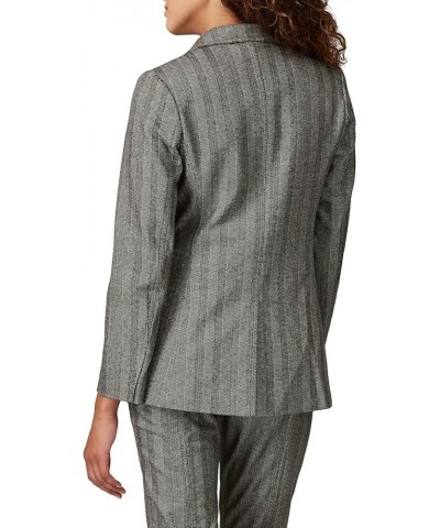 Rent The Runway Pre-Loved Grey Striped Suit Jacket Grey $28.75 Suits