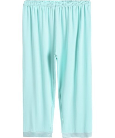 Women's Sleepwear Tops with Capri Pants Pajama Sets Green $19.49 Sleep & Lounge