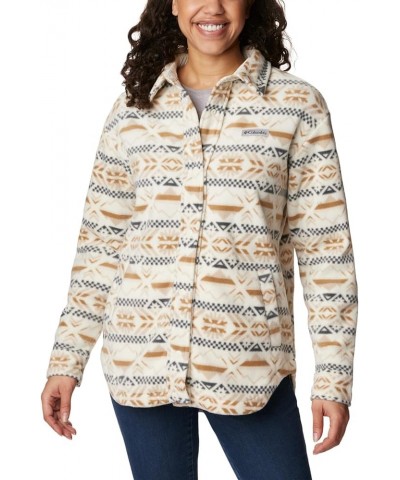 Women's Benton Springs Shirt Jacket White $29.49 Jackets