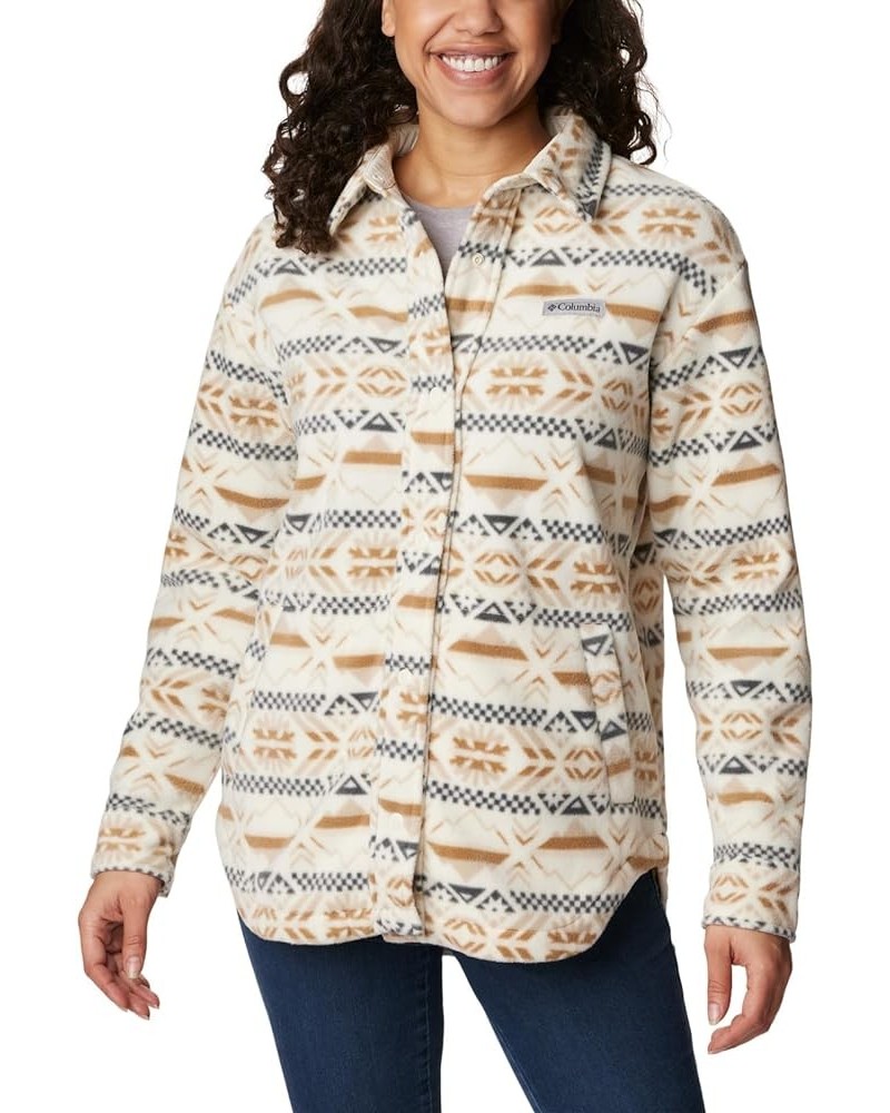 Women's Benton Springs Shirt Jacket White $29.49 Jackets