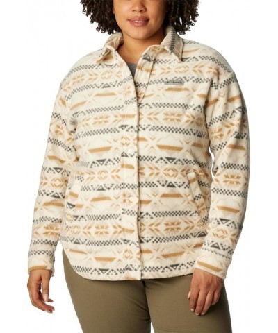 Women's Benton Springs Shirt Jacket White $29.49 Jackets